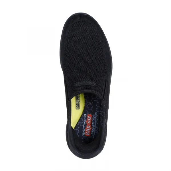 Pánska rekreačná obuv SKECHERS Slade Deacon Slip-Ins M black black