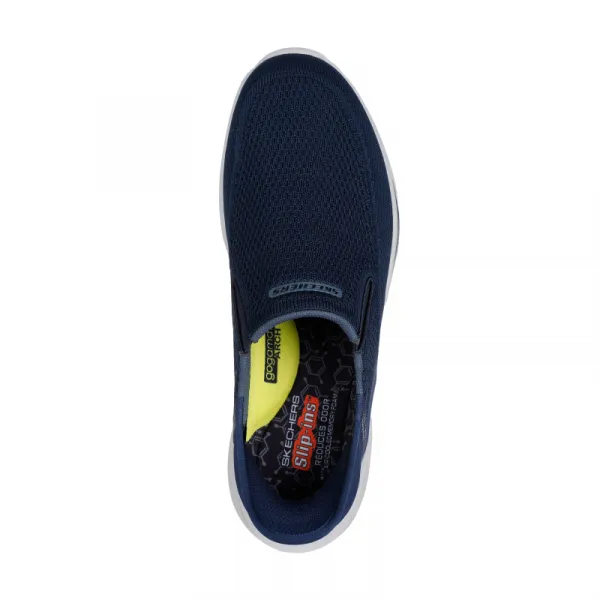 Pánska rekreačná obuv SKECHERS Slade Deacon Slip-Ins M navy white