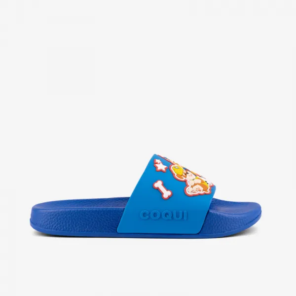 Chlapčenské šlapky (plážová obuv) COQUI Ruki Paw Patrol K sea blue royal