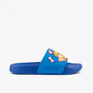 Chlapčenské šlapky (plážová obuv) COQUI Ruki Paw Patrol K sea blue royal