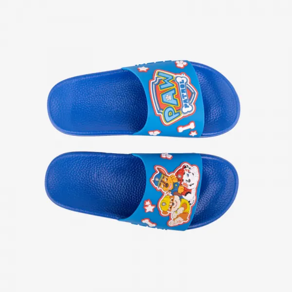 Chlapčenské šlapky (plážová obuv) COQUI Ruki Paw Patrol K sea blue royal