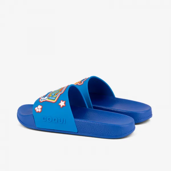 Chlapčenské šlapky (plážová obuv) COQUI Ruki Paw Patrol K sea blue royal