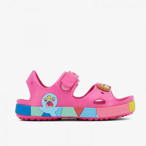 Dievčenské sandále COQUI Yogi Paw Patrol + Amulet K light fuchsia