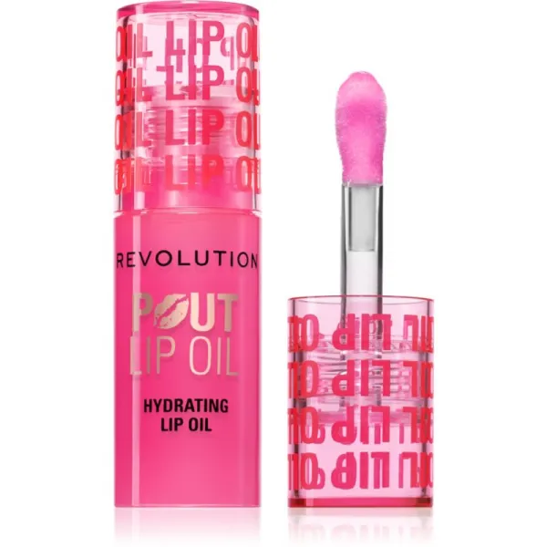 Revolution Pout Lip olej na pery s hydratačným účinkom odtieň Raspberry Pink 3 ml