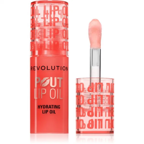 Revolution Pout Lip olej na pery s hydratačným účinkom odtieň Peach 3 ml