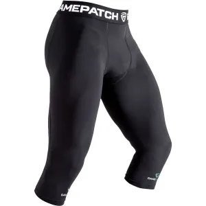 GAMEPATCH COMPRESSION TIGHTS 3/4 Kompresné unisex legíny, čierna, veľkosť