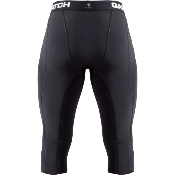 GAMEPATCH COMPRESSION TIGHTS 3/4 Kompresné unisex legíny, čierna, veľkosť