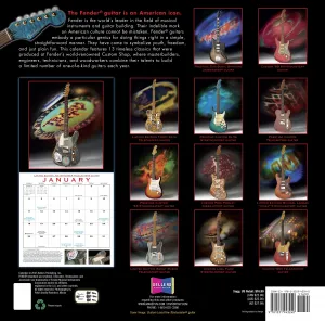 Fender 2026 Custom Shop Calendar