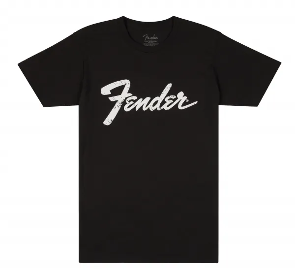 Fender Logo Date Back Tee Black S