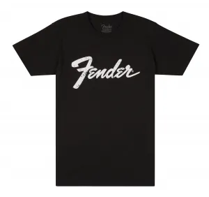 Fender Logo Date Back Tee Black S