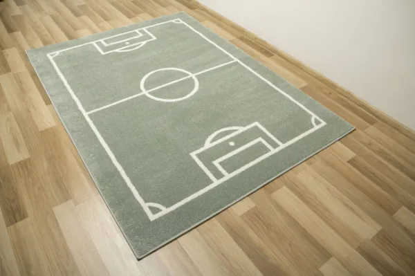 Koberec Lima 6333B zelený / krémový, ihrisko