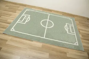 Koberec Lima 6333B zelený / krémový, ihrisko
