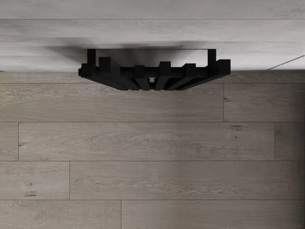MEXEN - Omaha vykurovací rebrík/radiátor 1800 x 420 mm, 655 W, čierny W208-1800-420-00-70
