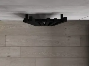 MEXEN - Omaha vykurovací rebrík/radiátor 1800 x 420 mm, 655 W, čierny W208-1800-420-00-70