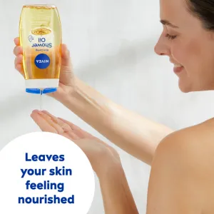 NIVEA Rich Care sprchový olej pre suchú pokožku 3 x 200 ml