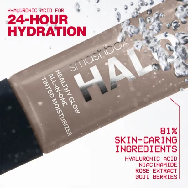 Smashbox Halo Healthy Glow All-in-One Tinted Moisturizer SPF 25 tónovací hydratačný krém s rozjasňujúcim účinkom SPF 25 odtieň Light Medium 40 ml