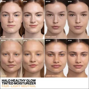 Smashbox Halo Healthy Glow All-in-One Tinted Moisturizer SPF 25 tónovací hydratačný krém s rozjasňujúcim účinkom SPF 25 odtieň Light Medium 40 ml