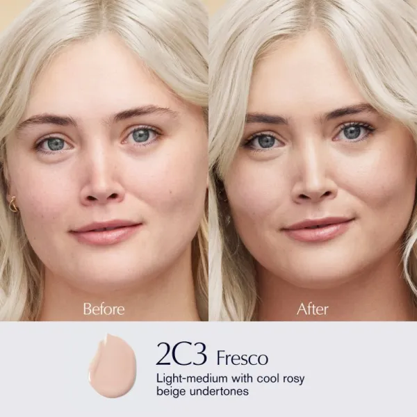 Estée Lauder Futurist SkinTint Serum Foundation With Botanical Oil Infusion SPF 20 ošetrujúci make-up SPF 20 odtieň 2C3 Fresco 30 ml