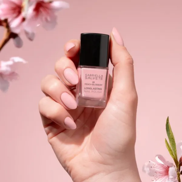 Gabriella Salvete Longlasting Enamel dlhotrvajúci lak na nechty s vysokým leskom odtieň 85 Peach Blossom 11 ml