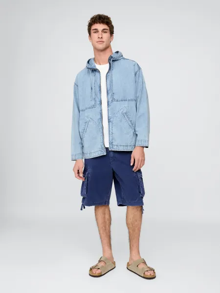 GAP Denim Oversize Jacket Ripstop - Men's