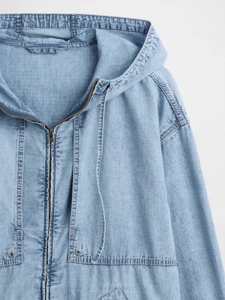 GAP Denim Oversize Jacket Ripstop - Men's