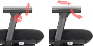 MERCURY Ergonomická kancelárska stolička OPTIMA čierna