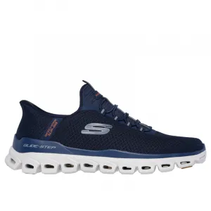 Pánska rekreačná obuv SKECHERS Glide Step Noxus Slip-Ins M navy white