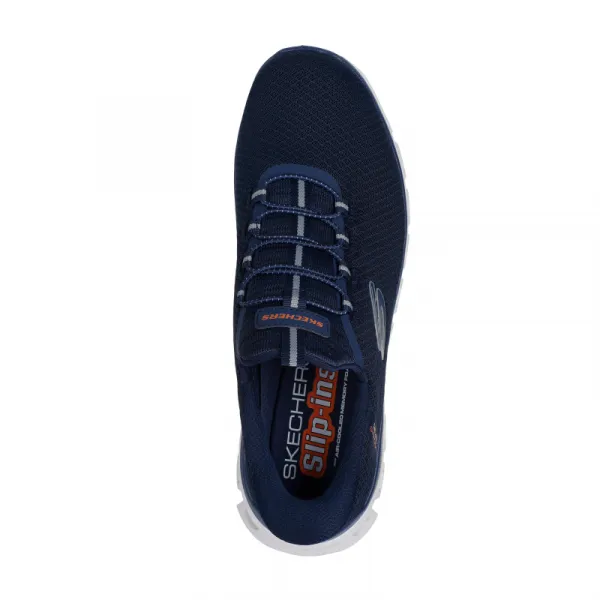 Pánska rekreačná obuv SKECHERS Glide Step Noxus Slip-Ins M navy white