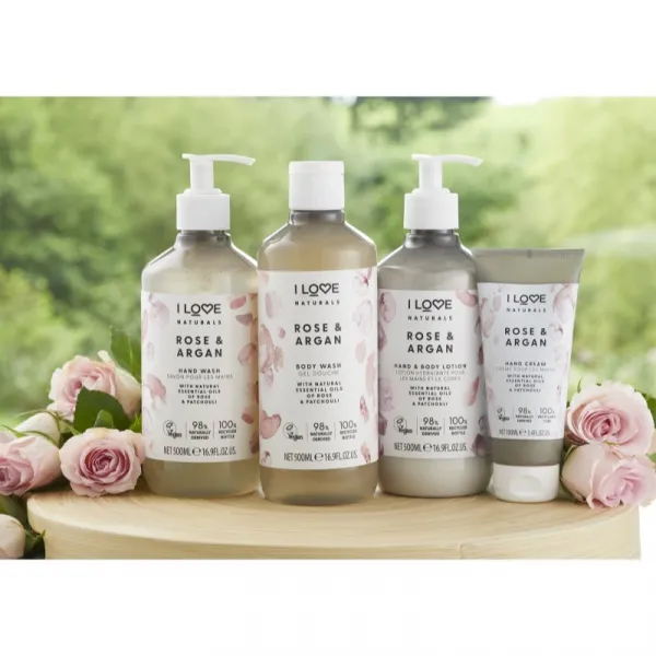 I Love Naturals Rose & Argan telové mlieko 500 ml