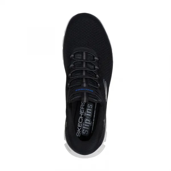 Pánska rekreačná obuv SKECHERS Glide Step Noxus Slip-Ins M black white
