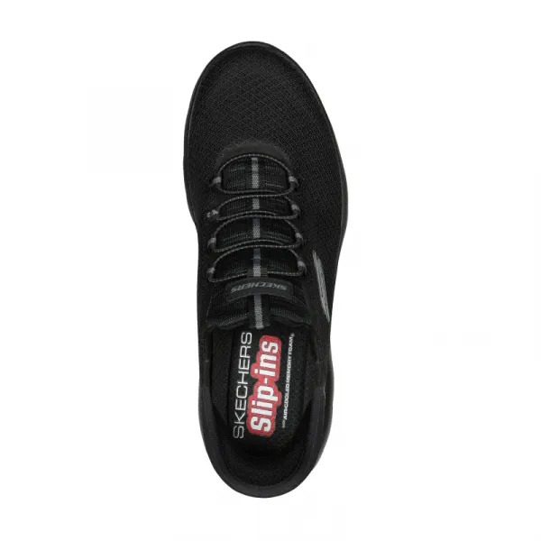 Pánska rekreačná obuv SKECHERS Summits High Range Slip-Ins M black black