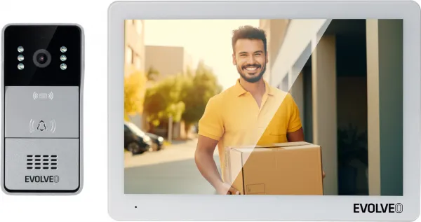 EVOLVEO DoorPhone 10-2W - 2-vodičový videotelefón s 32 GB pamäťou