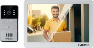 EVOLVEO DoorPhone 10-2W - 2-vodičový videotelefón s 32 GB pamäťou