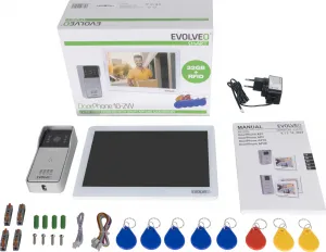 EVOLVEO DoorPhone 10-2W - 2-vodičový videotelefón s 32 GB pamäťou