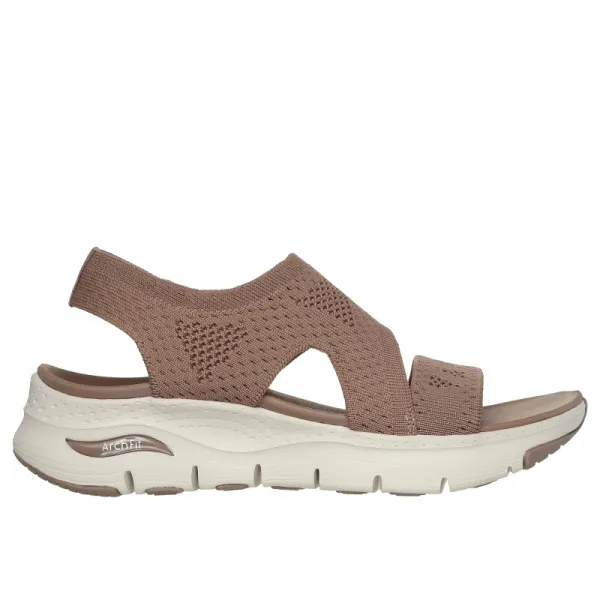 Dámske sandále SKECHERS Arch Fit Brightest Day W mocha
