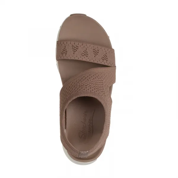 Dámske sandále SKECHERS Arch Fit Brightest Day W mocha