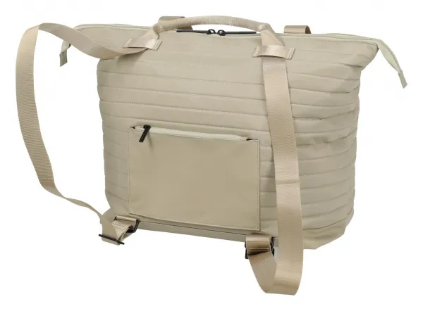 Dámsky batoh a kabelka 2v1 Travelite BARBARA Stepp 2 in 1 Shopper Satin nude