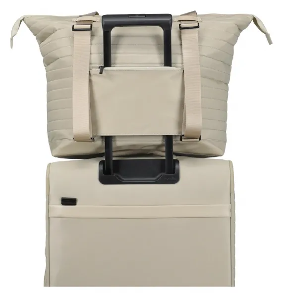 Dámsky batoh a kabelka 2v1 Travelite BARBARA Stepp 2 in 1 Shopper Satin nude