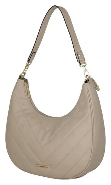 Dámska kabelka Travelite BARBARA Cozy Hobo Bag Sand