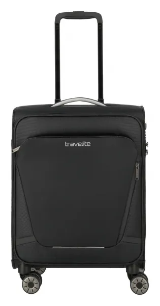 Malý textilný kufor Travelite Jetpack Multi Light 4 Cabin Black