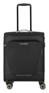 Malý textilný kufor Travelite Jetpack Multi Light 4 Cabin Black