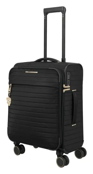 Malý textilný kufor Travelite BARBARA Stepp S Black