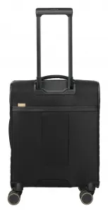 Malý textilný kufor Travelite BARBARA Stepp S Black