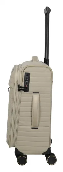 Malý textilný kufor Travelite BARBARA Stepp S Satin nude