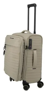 Malý textilný kufor Travelite BARBARA Stepp S Satin nude