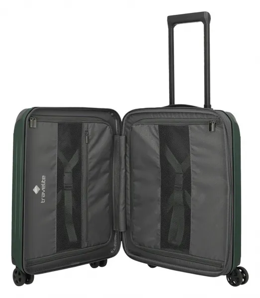 Malý škrupinový kufor Travelite Dynamiic S exp Green
