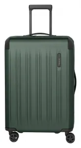 Stredný škrupinový kufor na kolieskach Travelite Dynamiic M exp Green