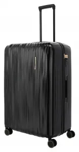 Veľký škrupinový kufor na kolieskach Travelite BARBARA Novelty L Black