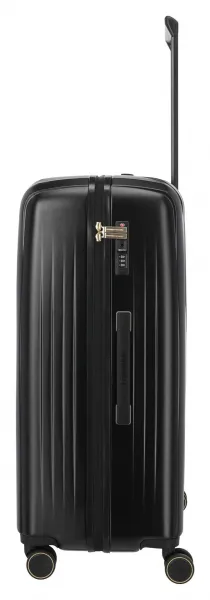 Veľký škrupinový kufor na kolieskach Travelite BARBARA Novelty L Black