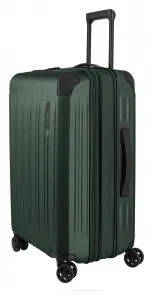 Stredný škrupinový kufor na kolieskach Travelite Dynamiic M exp Green